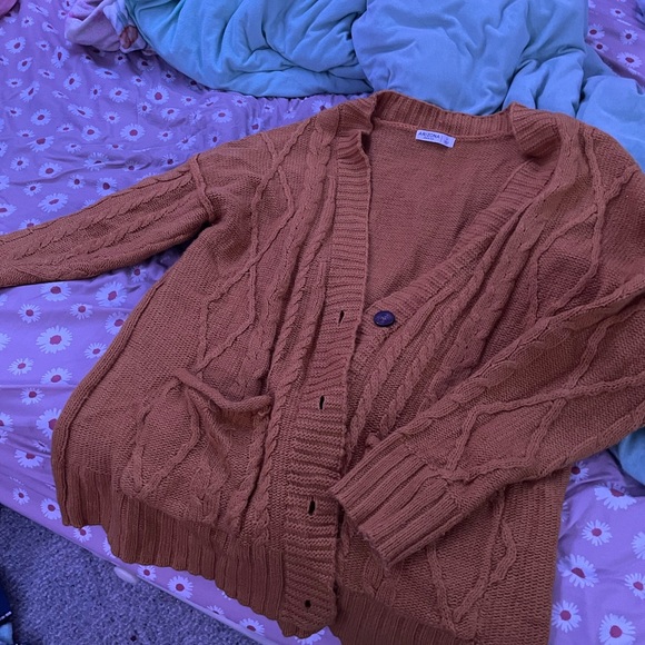 Golden yellow Arizona cardigan - Picture 2 of 4